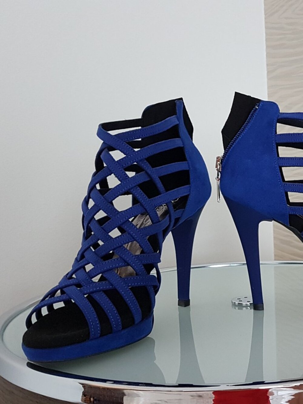Royal Blue European Dance Shoes